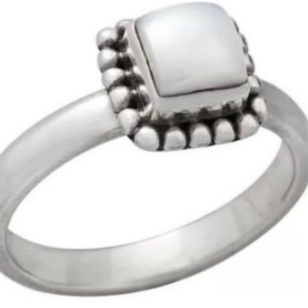 Silpada Pearl Button Ring